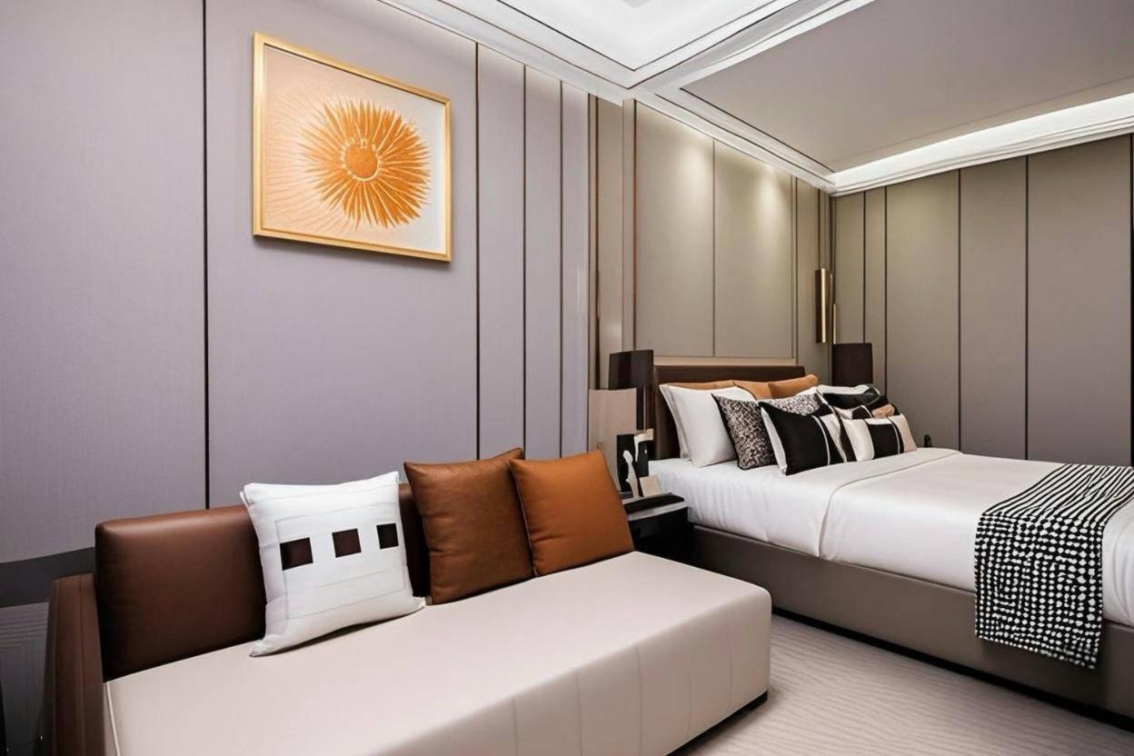 Yun Jin City View Hotel - Guangzhou Taikoo Hui Zhujiang New Town Tianhe Sports Center Exterior foto